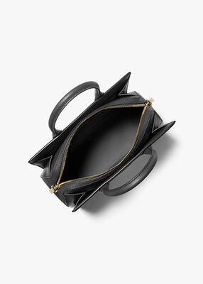 michael kors laila medium leather satchel