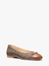 Rebecca Flex Empire Monogram Ballet Flat michael kors rebecca flex empire monogram ballet flat