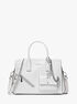 michael kors laila medium leather satchel with card case
