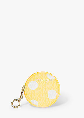 michael kors حقيبة عملات معدنية جيت سيت صغيرة بشعار الماركة