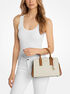 michael kors laila small signature logo satchel