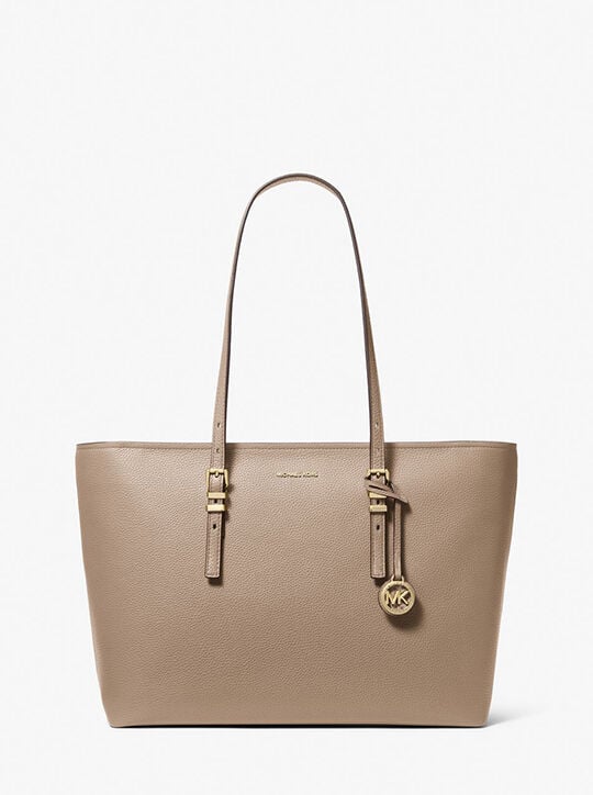 Quinn Large Pebbled Leather Tote Bag michael kors quinn large pebbled leather tote bag
