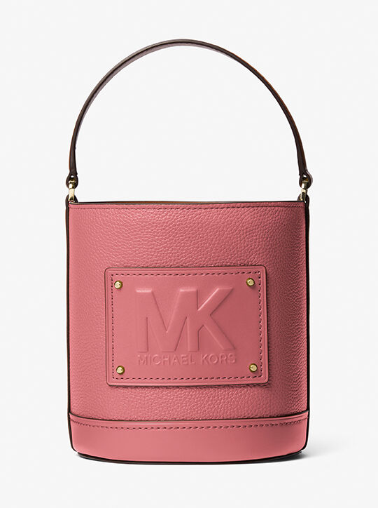 Kimber Medium Pebbled Leather Bucket Bag michael kors kimber medium pebbled leather bucket bag