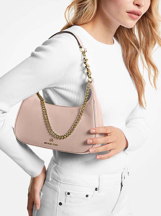 حقيبة كتف بايبر جلدية صغيرة مرصوفة بالحصى michael kors حقيبة كتف بايبر جلدية صغيرة مرصوفة بالحصى