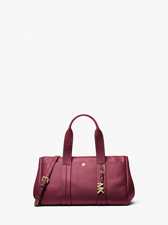 michael kors romee small pebbled leather satchel