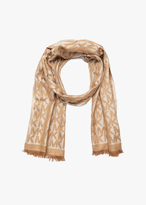 michael kors logo scarf