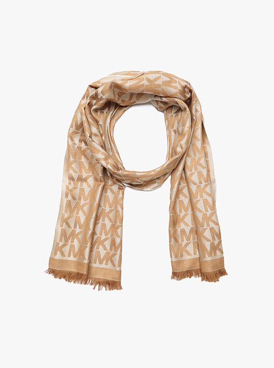 michael kors logo scarf