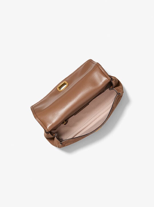 Bryant Small Suede Convertible Shoulder Bag michael kors bryant small suede convertible shoulder bag