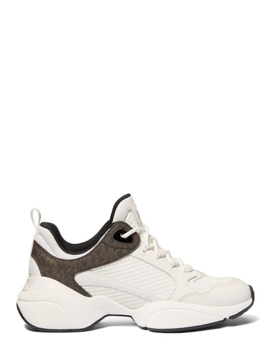Bowie Mesh and Signature Logo Trainer michael kors bowie mesh and signature logo trainer