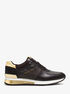 Allie Logo Leather Sneaker michael kors allie logo leather sneaker