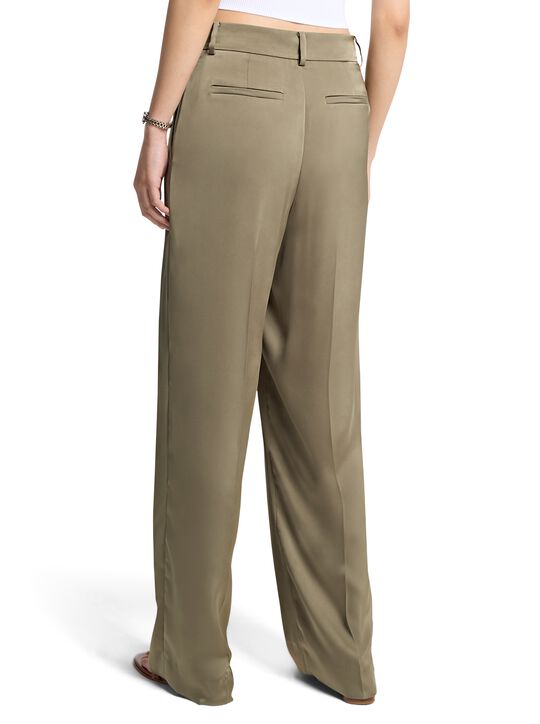 michael kors drapey satin wide leg pants