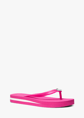 michael kors posie flip flop