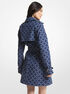 Empire Logo Jacquard Denim Trench Coat michael kors empire logo jacquard denim trench coat