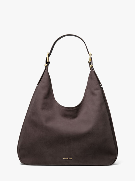 michael kors nolita large nubuck hobo shoulder bag