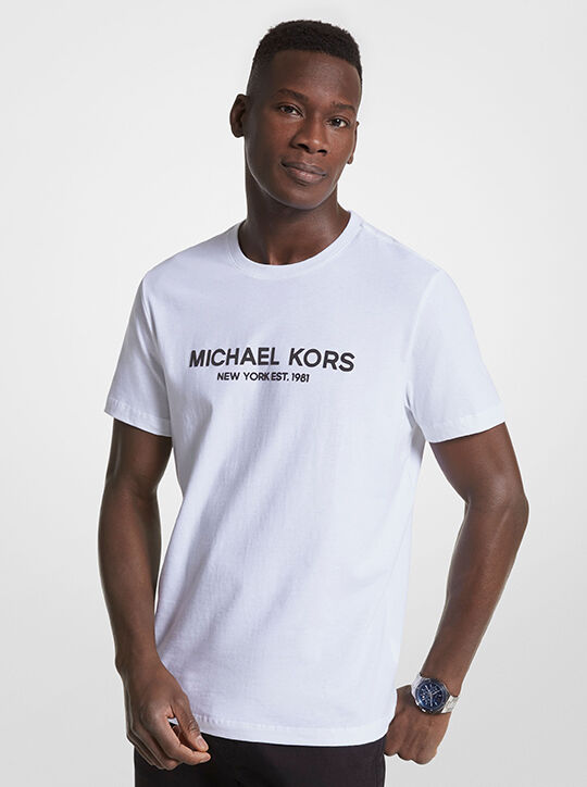 michael kors logo cotton t shirt