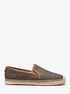 michael kors hastings signature logo slip on espadrille