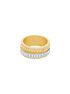 michael kors pav  two tone fluted ring