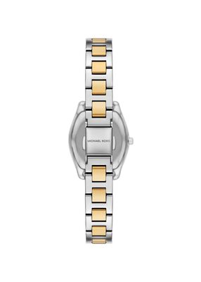 michael kors petite chelsea pav  two tone watch