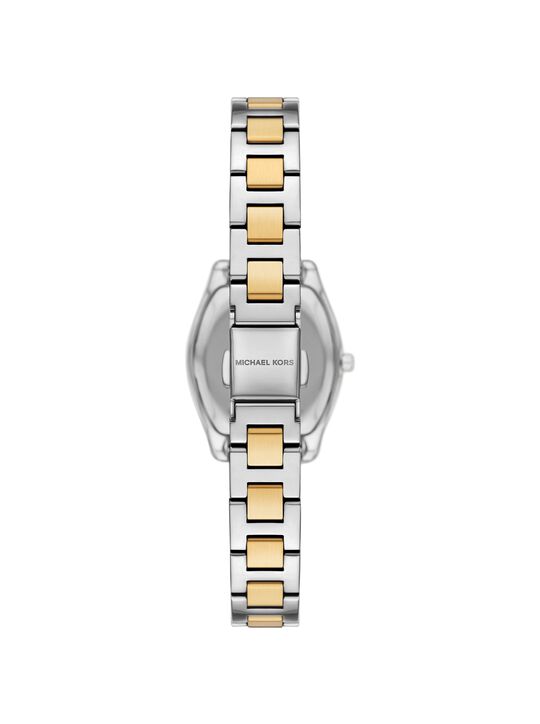 michael kors petite chelsea pav  two tone watch