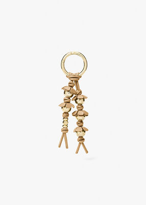 michael kors embellished floral bag charm