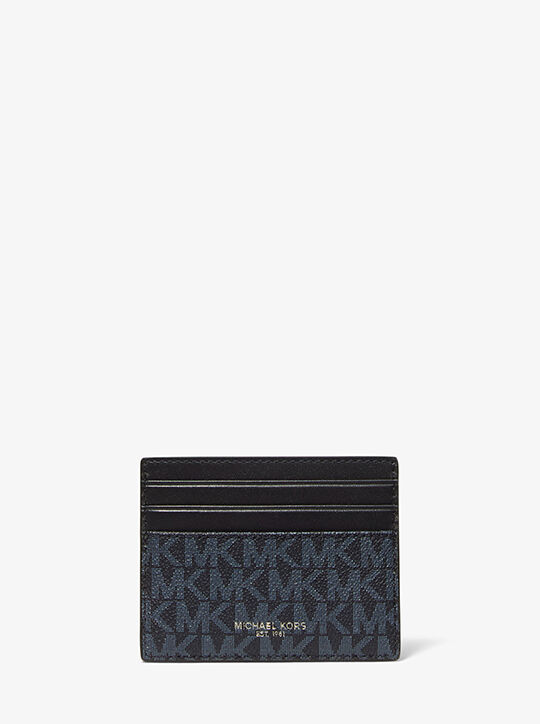 حافظة بطاقات جريسون طويلة بشعار الماركة michael kors حافظة بطاقات جريسون طويلة بشعار الماركة