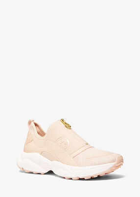 michael kors sami scuba and mesh zip up trainer