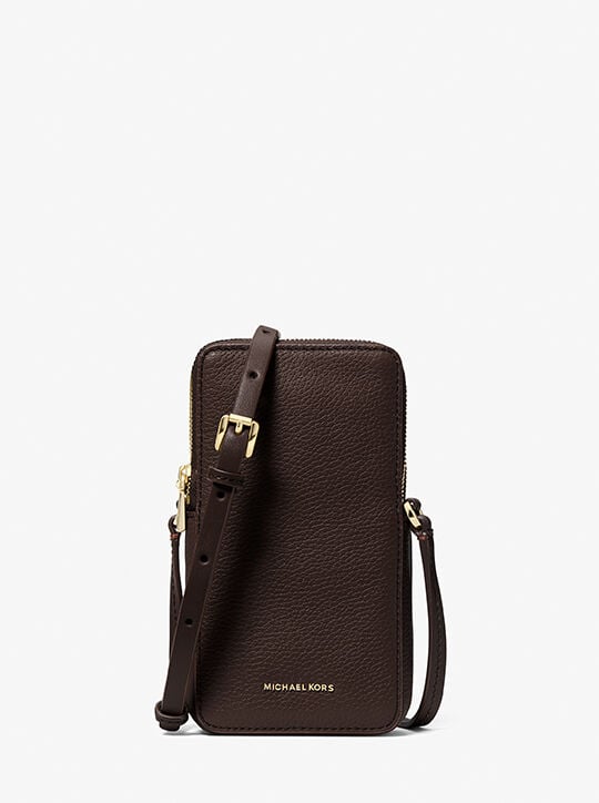 Jet Set Small Pebbled Leather Smartphone Crossbody Bag michael kors jet set small pebbled leather smartphone crossbody bag