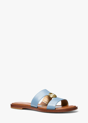 michael kors erin leather sandal