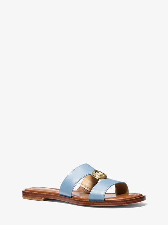 Erin Leather Sandal michael kors erin leather sandal