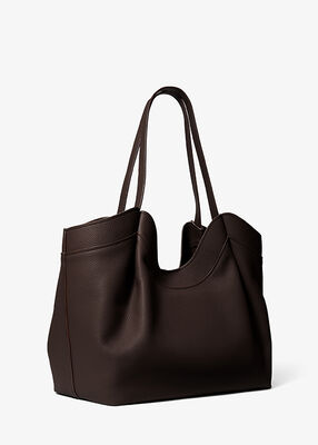 michael kors nolita large pebbled leather tote bag
