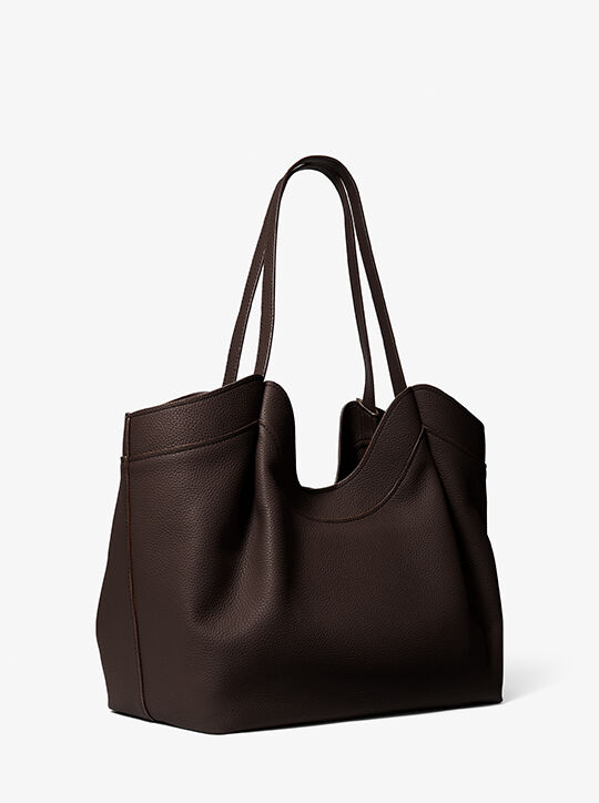 Nolita Large Pebbled Leather Tote Bag michael kors nolita large pebbled leather tote bag