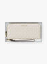 michael kors large logo continental wallet