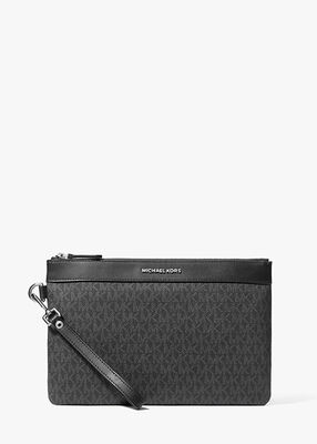 michael kors حقيبة سفر بشعار الماركة