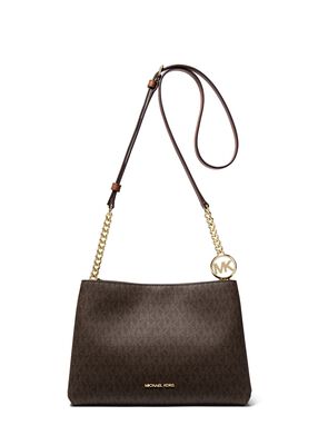 michael kors christina small signature logo crossbody bag