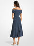 Polka Dot Stretch Matte-Jersey Dress michael kors polka dot stretch matte jersey dress