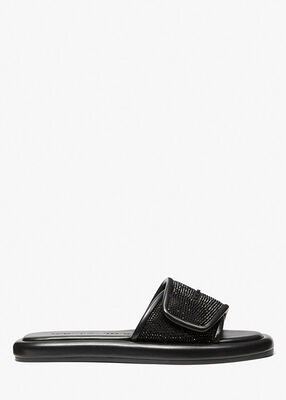michael kors suki embellished slide sandal