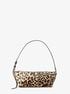 michael kors laila small leopard print calf hair pochette