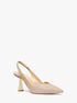 michael kors chelsea glitter chain mesh pump