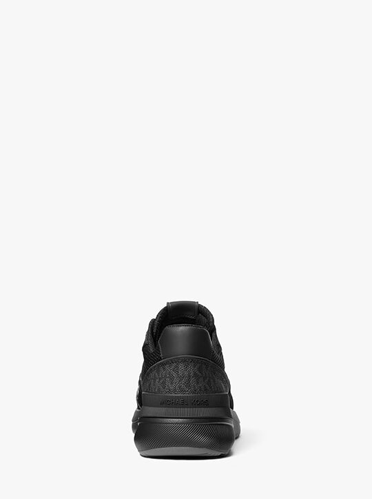 michael kors trevor mixed media trainer