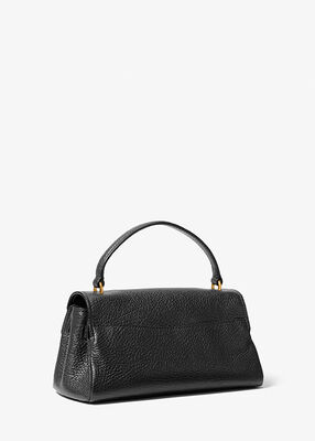 michael kors hamilton moderne extra small textured leather slouchy crossbody bag