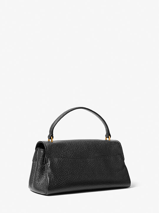 michael kors hamilton moderne extra small textured leather slouchy crossbody bag