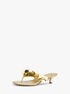 Loretta Sequin Embellished Metallic Sandal michael kors loretta sequin embellished metallic sandal