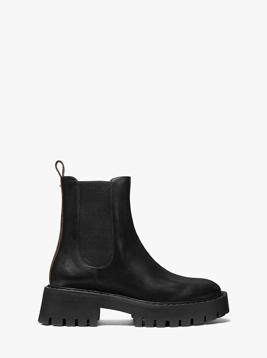 Asher Leather Ankle Boot michael kors asher leather ankle boot