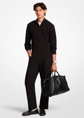 michael kors nicholas medium leather slouch duffel bag