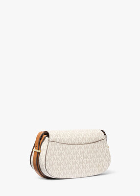 michael kors lydia small signature logo crossbody bag