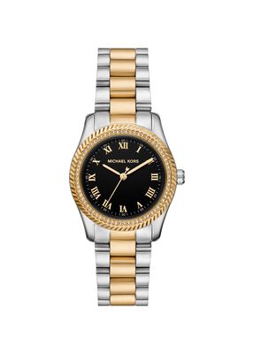 michael kors mini lexington pav  two tone watch
