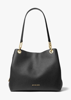 michael kors kensington large pebbled leather tote bag