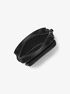 michael kors hudson mini signature logo flight bag