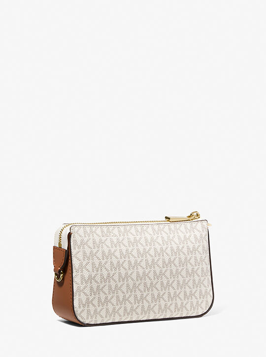 michael kors jet set medium signature logo pochette