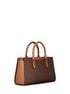 Arden Medium Signature Logo Top-Zip Satchel michael kors arden medium signature logo top zip satchel